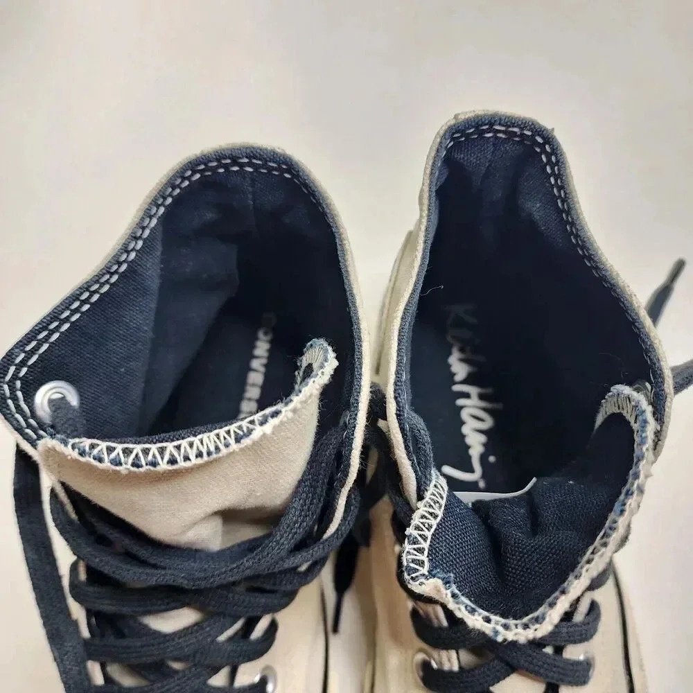 Converse x Keith Haring Radiant Baby Hi Top Shoes Sneakers Women's 8.5 Men's 6.5 - Picture 11 of 13